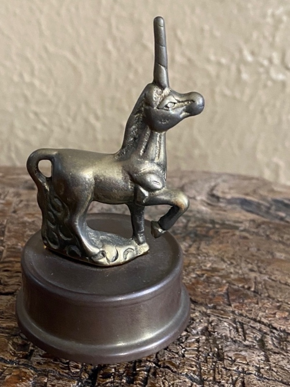 🦄Antique Vintage🦄Brass Unicorn Music Box